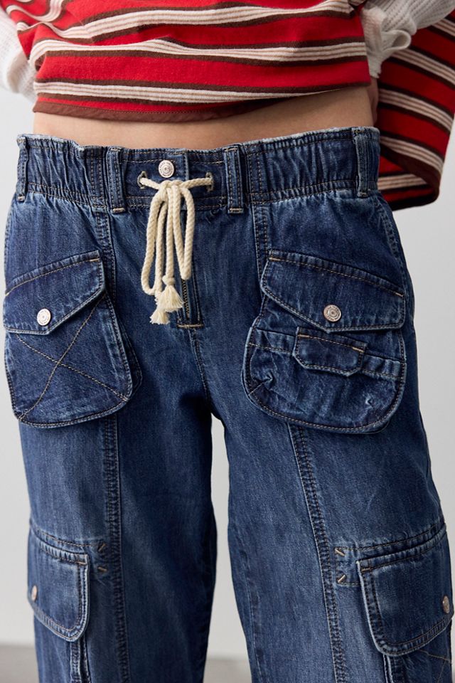 We The Free Tahiti Denim Pull-On Cargo Pants #1