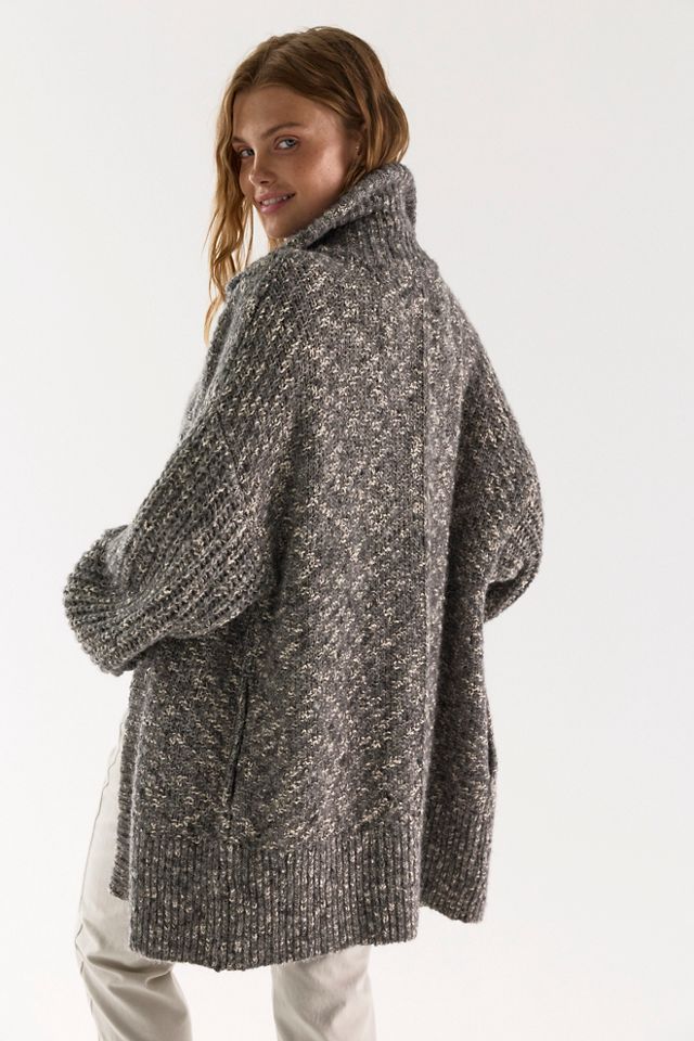 Cardigan en tricot Sable #1