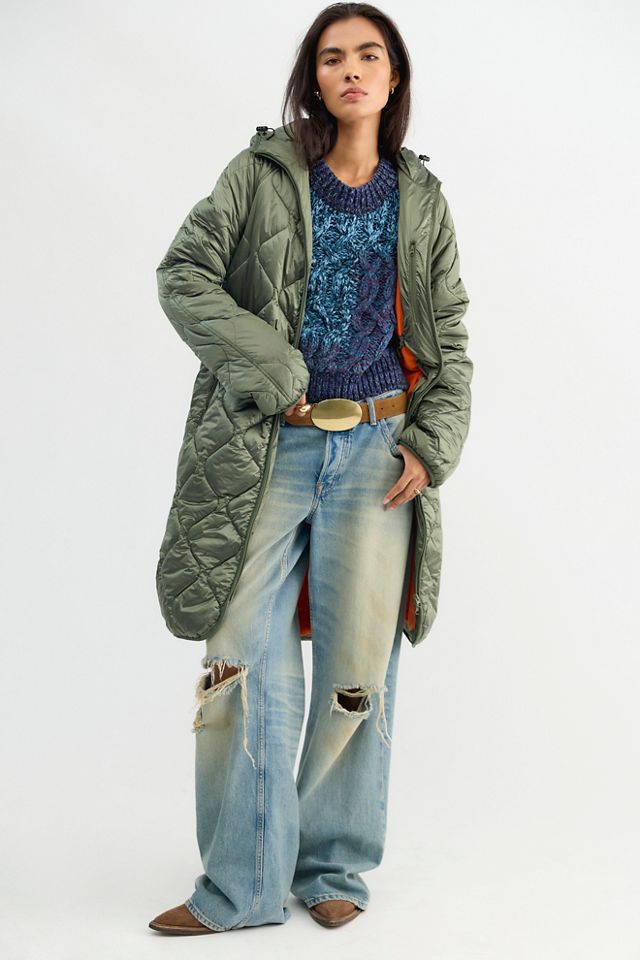 T.W.I.N. Light Hooded Puffer Coat #2