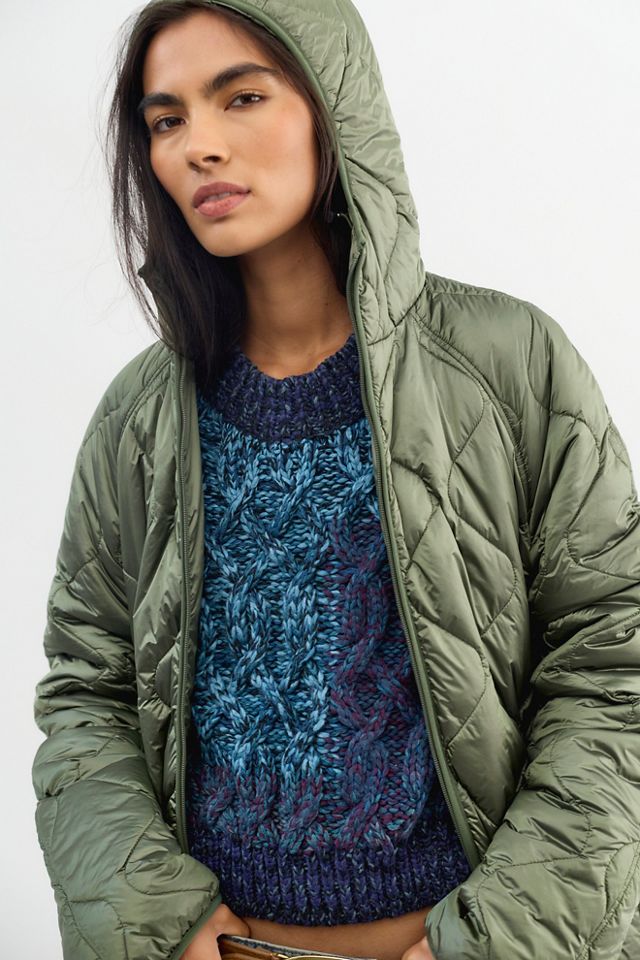 T.W.I.N. Light Hooded Puffer Coat #3