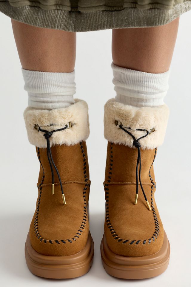 GOOD NEWS Roopa Shearling Boots #1