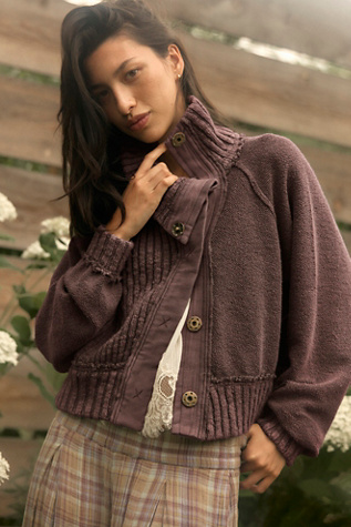 We The Free Annie Cozy Funnel-Neck Cardi