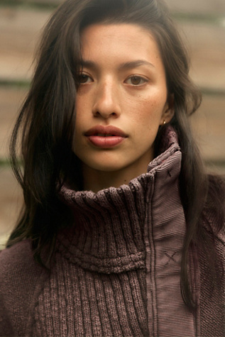 We The Free Annie Cozy Funnel-Neck Cardi