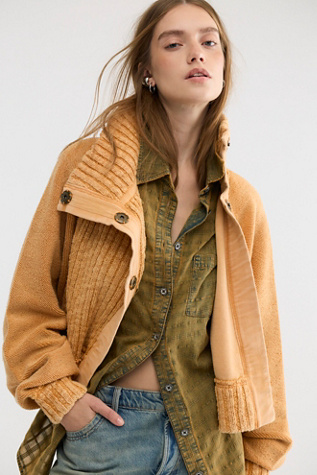 We The Free Annie Cozy Funnel-Neck Cardi