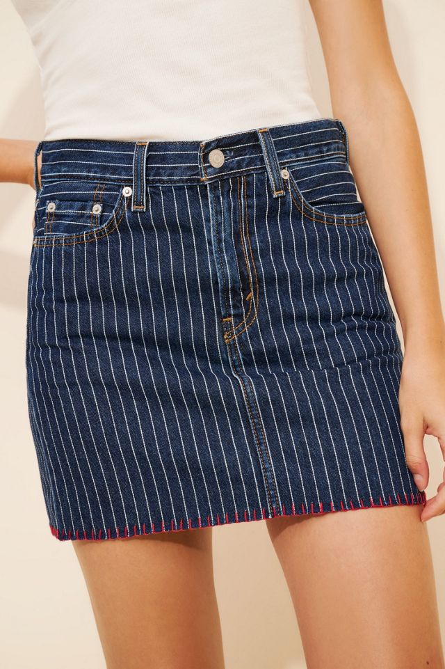 Re_Nuuly x Riley Vintage Reworked Denim Mini Skirt #2