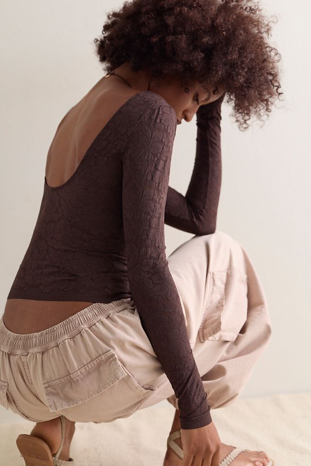Smooth Talking Lace Long Sleeve Top #3