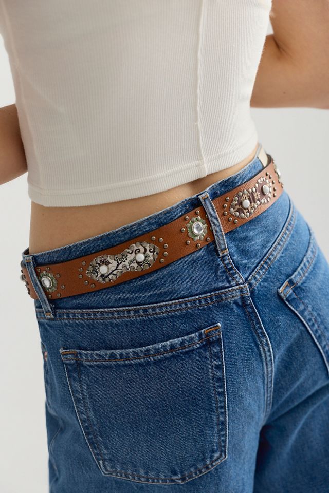 Rainbow Mountain Stud Belt #3