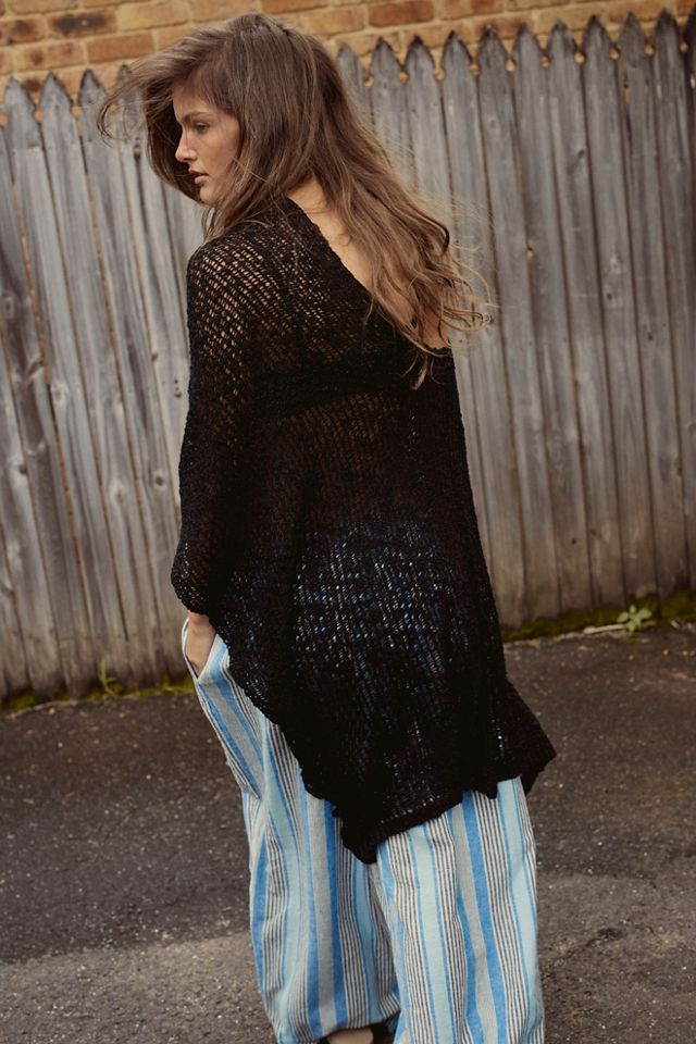 Jade Knit Poncho #5