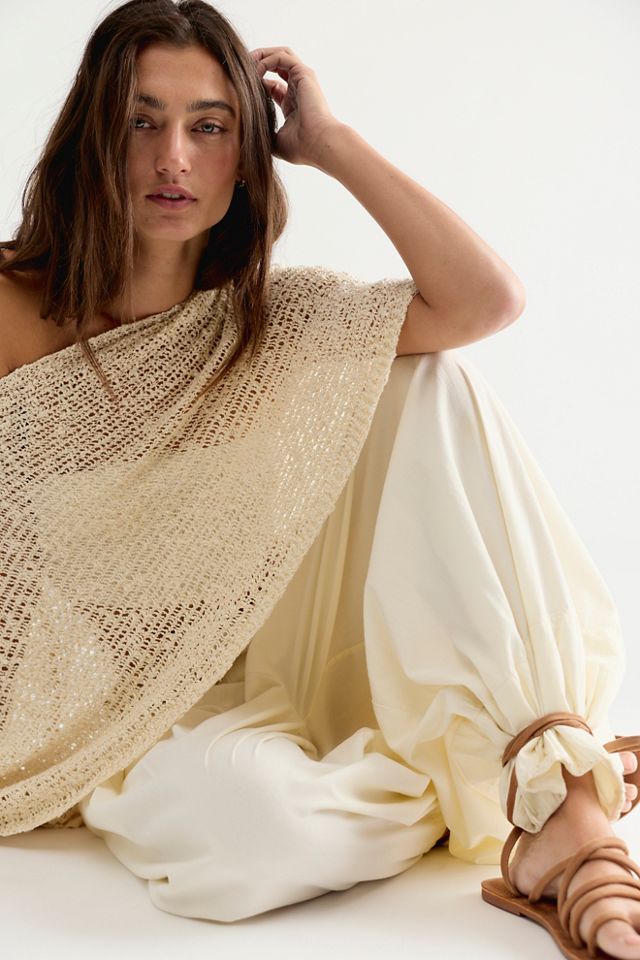 Jade Knit Poncho #2