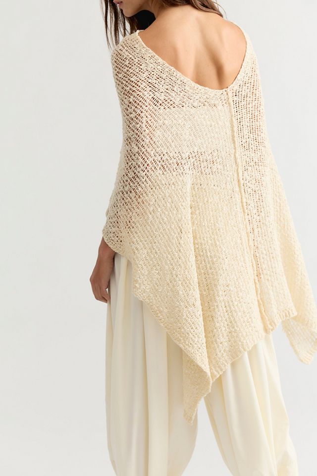 Jade Knit Poncho #4