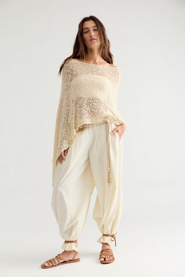 Jade Knit Poncho #5