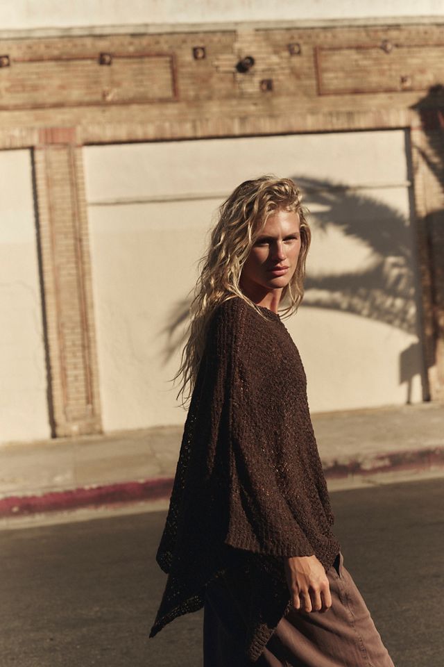 Jade Knit Poncho #2
