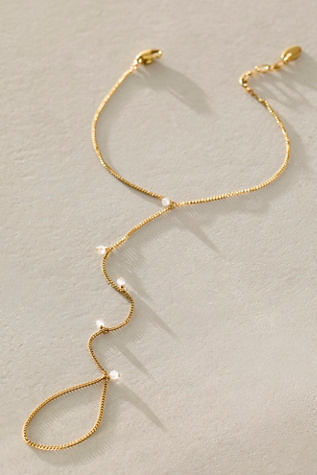 Женские украшения Kozakh Moonstone Handchain, цвет: Золотой — фото 1