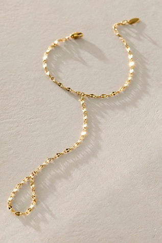 Женские украшения Free People Kozakh Sparkly Handchain, цвет: Золотой — фото 1