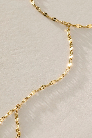 Женские украшения Free People Kozakh Sparkly Handchain, цвет: Золотой — фото 2
