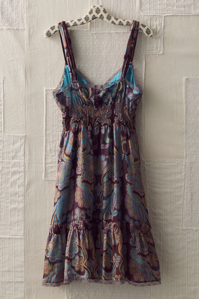 FP MART: Vintage: The Originals Silk Blend Paisley Dress #2