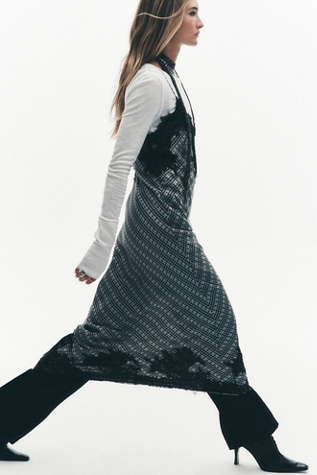 Check Me Out Column Slip Dress