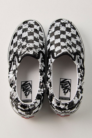 Vans Classic Glitter Slip-Ons by Free People