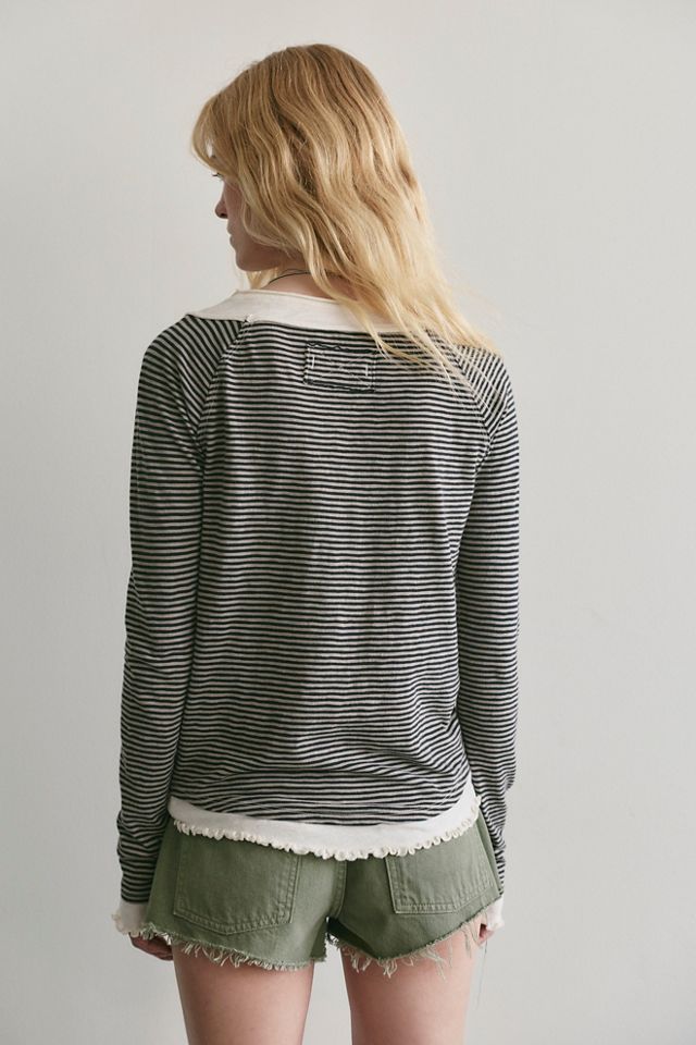 We The Free Two's A Charm Stripe Long Sleeve Top #1