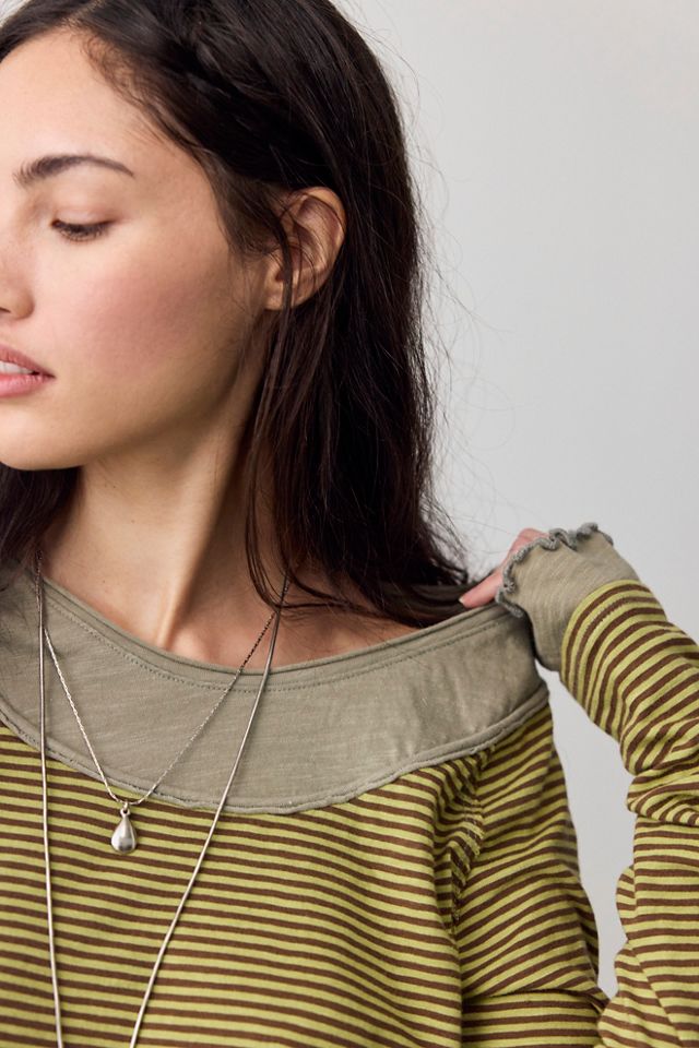 We The Free Two's A Charm Stripe Long Sleeve Top #3