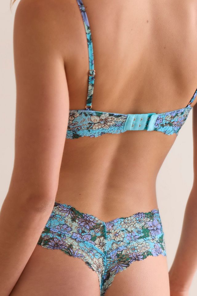 This Or That Printed Lace Thong #1