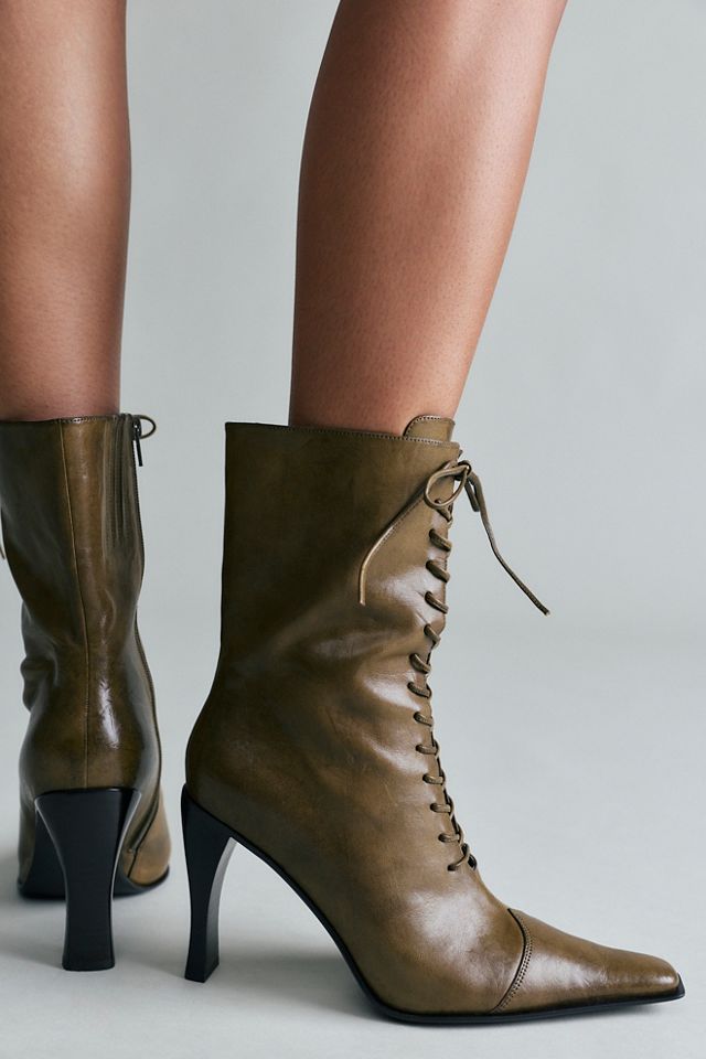 Sweet Talker Lace-Up Boots #3
