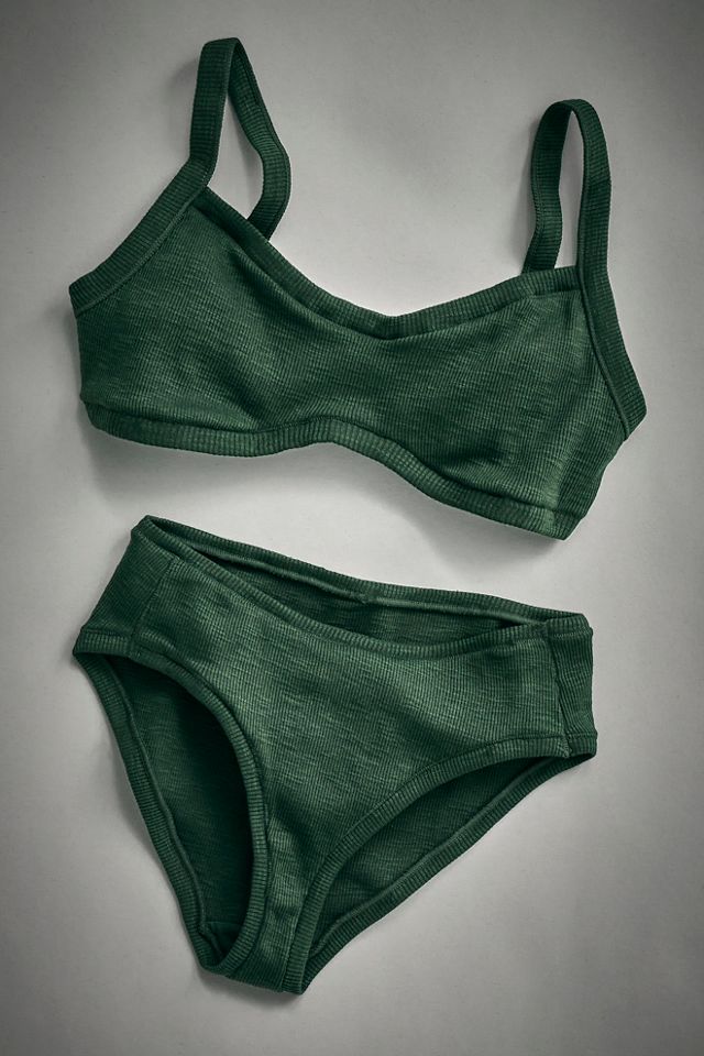 Throw On Ribbed Bralette #4