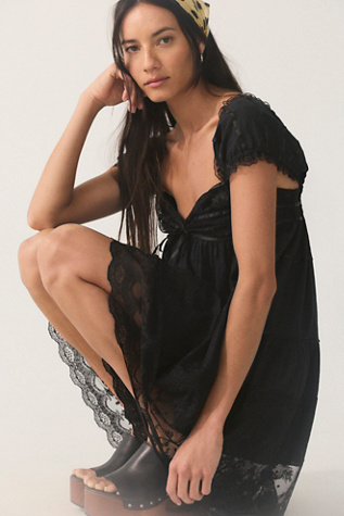 black rompers and dresses Kenzie Sequin Romper - Black main image 1