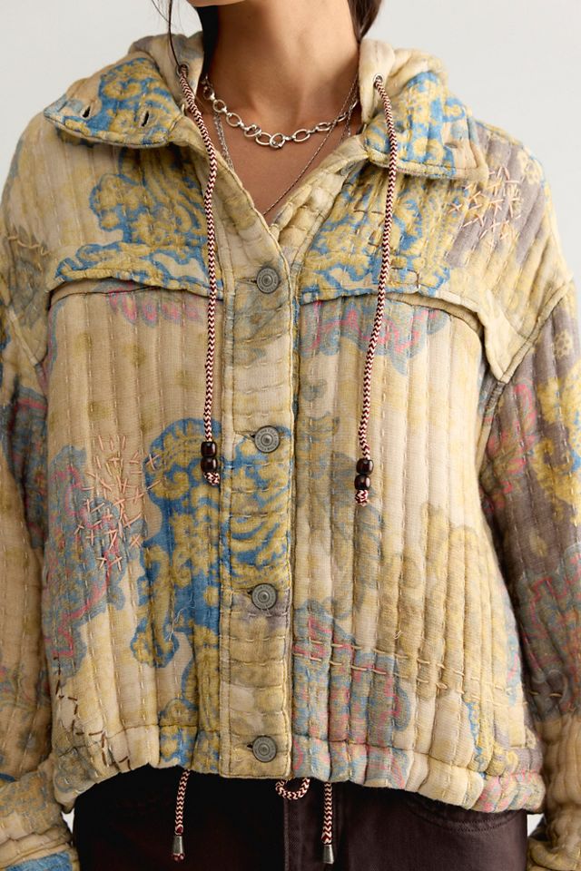 We The Free Flora Quilted Bomber Jacket #2