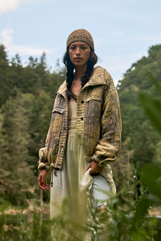 We The Free Flora Quilted Bomber Jacket