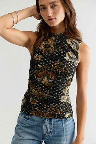 Женский топ Free People Waverly Top, цвет: Чёрный — фото 4