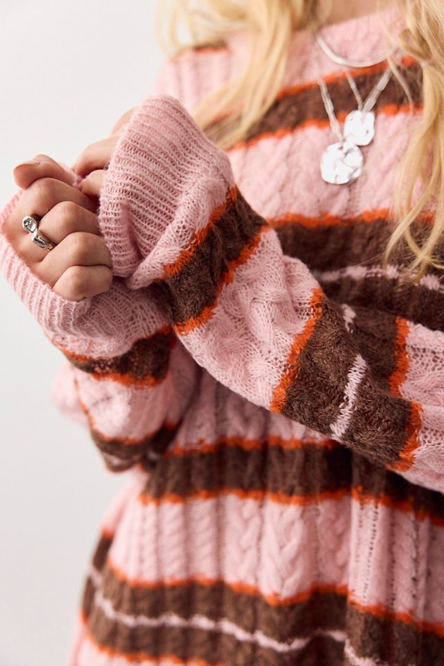 Sheer Luck Striped Pullover #2
