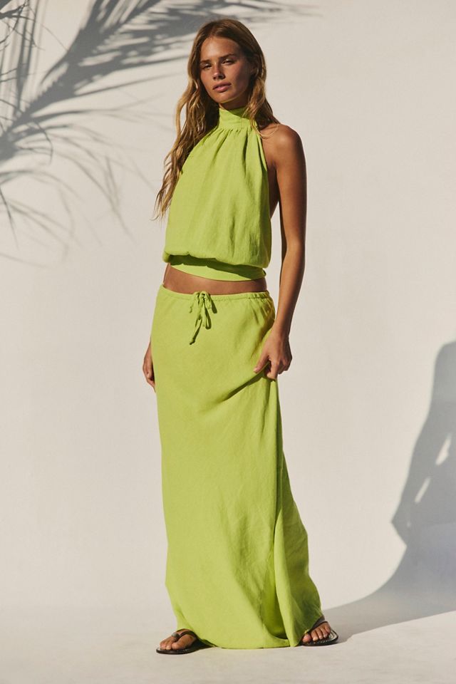 Sandshell Linen Rosie Top #1