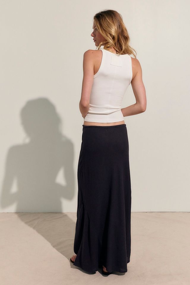 Sandshell Linen Kayla Convertible Maxi Skirt #1