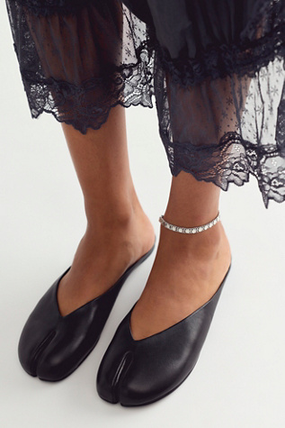 Lights Out Split-Toe Mules