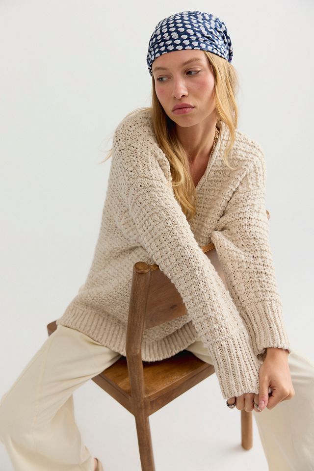 Pull à col en V texturé Opal #2