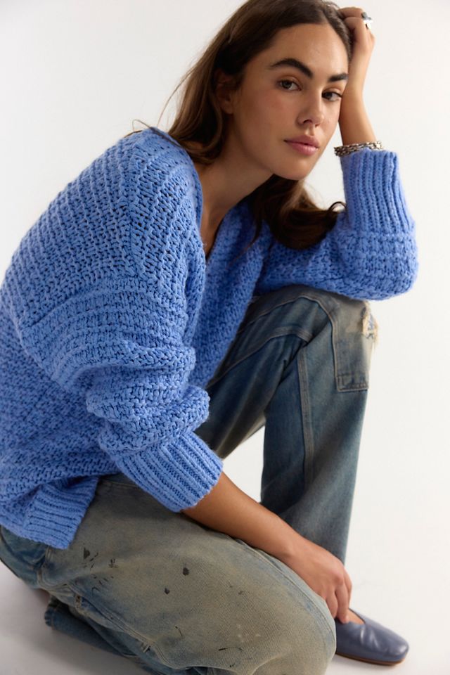 Opal V-Neck Textured Pullover #4
