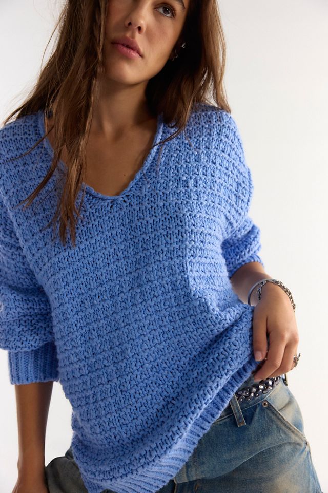 Opal V-Neck Textured Pullover #5
