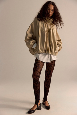 FP x Swedish Stockings Rosa Lace Stirrup Tights