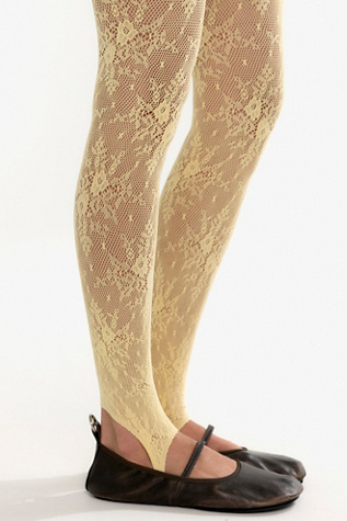 Collants à étrier en dentelle Rosa Swedish Stockings x Free People