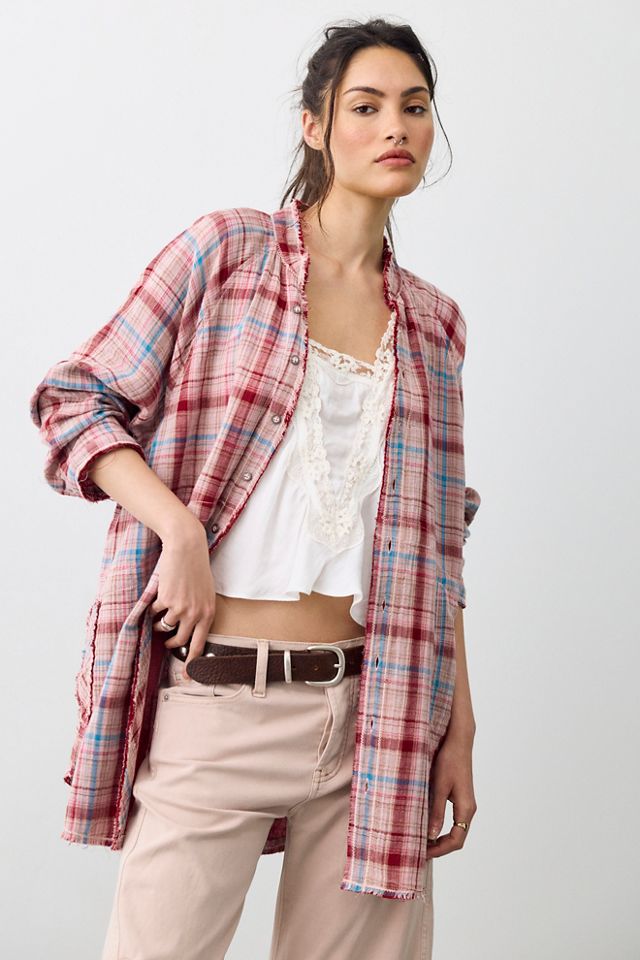 We The Free Summer Daydream Plaid Tunic #5