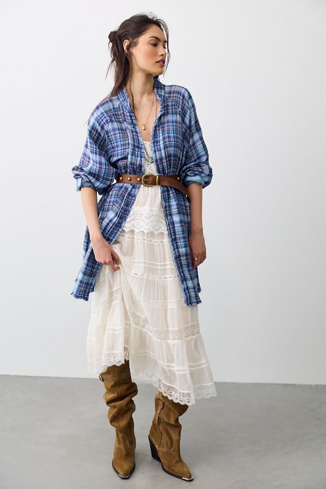 We The Free Summer Daydream Plaid Tunic #4