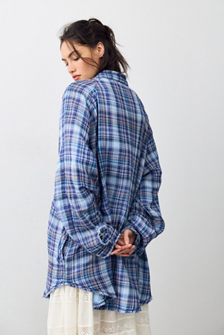 Женский топ We The Free Summer Daydream Plaid Tunic, цвет: Комбинированный — фото 6