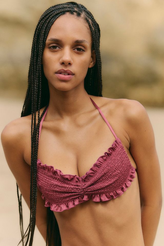 Haut de bikini froncé Belle Slow Motion #2