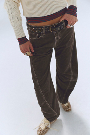 We The Free Fable Washed Corduroy Twisted Jeans