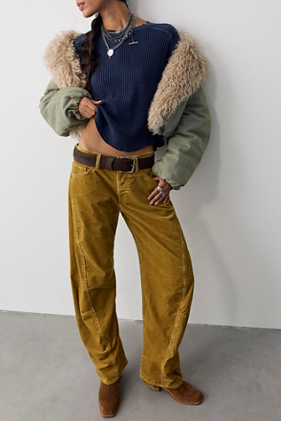 We The Free Fable Washed Cord Twisted Jeans