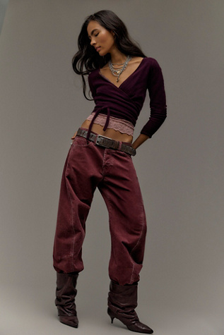We The Free Fable Washed Cord Twisted Jeans