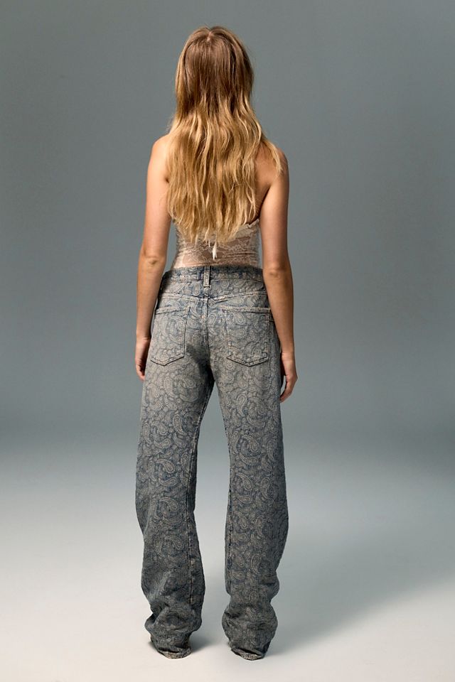 We The Free Fable Jacquard Twisted Jeans #2