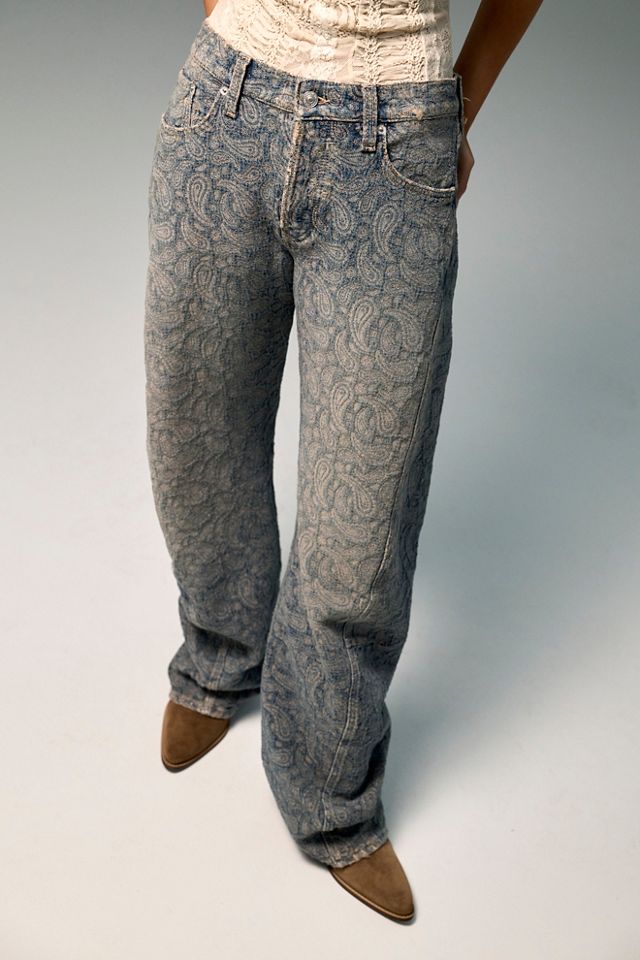 We The Free Fable Jacquard Twisted Jeans #1