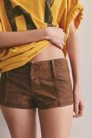 We The Free Ana Suede Micro Shorts